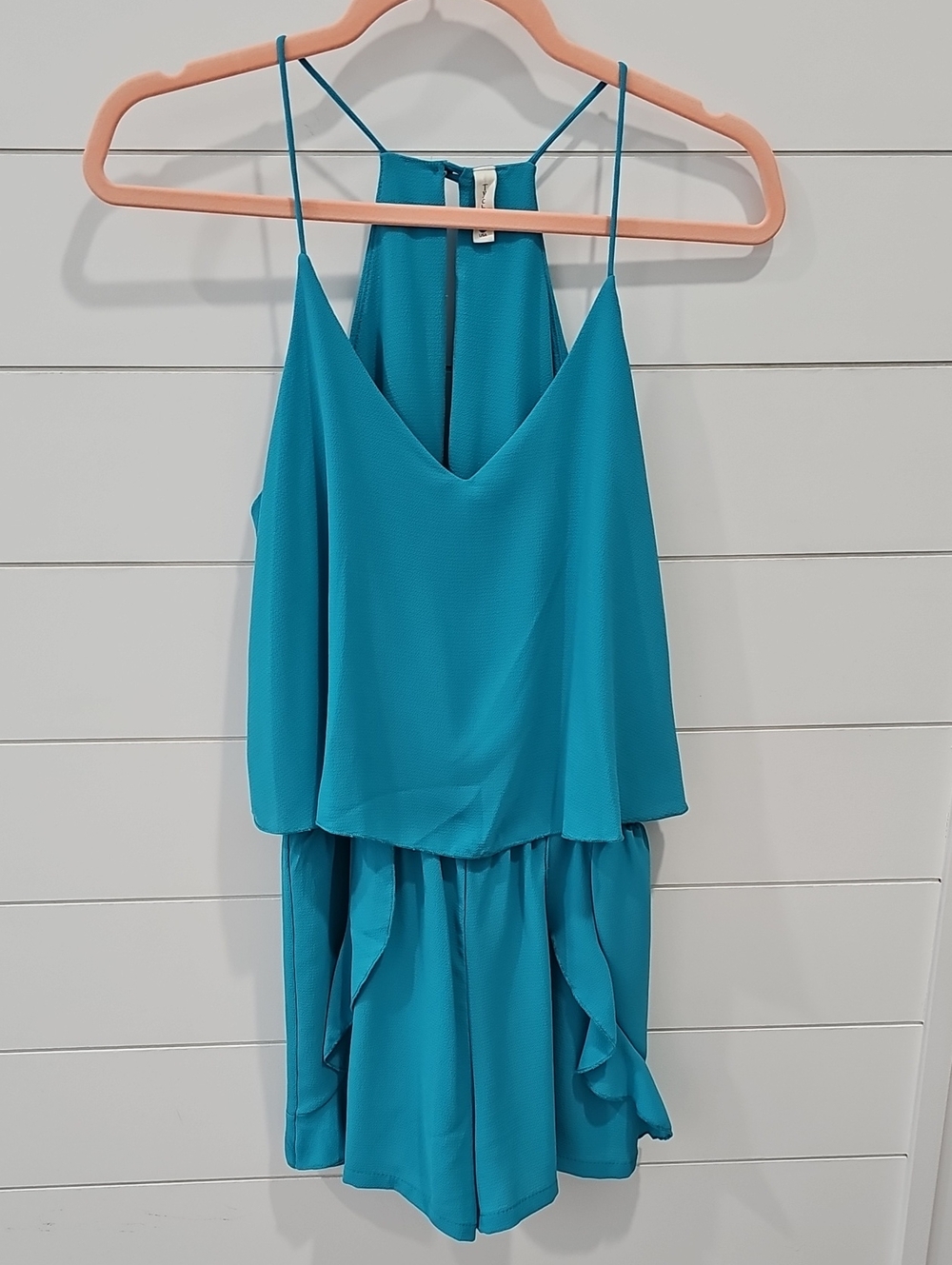 Tyche Teal Romper